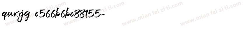 quxjg c566b6bc88155字体转换